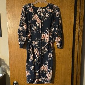 Floral Navy Dress